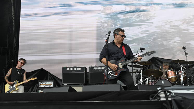 Singer and guitarist James Dean Bradfield of Manic Street Preachers performs during the music festival Metronome Prague, on June 20, 2026, in Prague, Czech Republic. (CTKxPhoto MichalxKrumphanzl) CTKPhotoP2026062004666  CTKPhotoP2026062004666