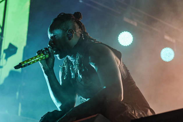 The Prodigy performs at the Sónar Festival The band The Prodigy during their performance at the Sónar Festival on June 20, 2026, in LHospitalet de Llobregat, Barcelona, Catalonia, Spain. The legendary British rave band, fronted by Liam Howlett and Maxim and with nearly 40 years of experience, continues to deliver one of the most explosive live performances in electronic music, with a setup designed more like a traditional live band than a conventional electronic live show. Spain,detected_source_language  Copyright: xAlbertoxParedesx 7612388