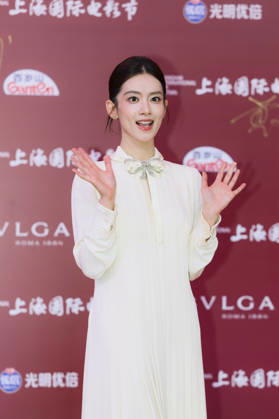 SHANGHAI, CHINA - JUNE 20: Actress Chen Haoyu arrives at the red carpet of the closing ceremony for the 28th Shanghai International Film Festival on June 20, 2026 in Shanghai, China.  Copyright: xVCGx 111649386705