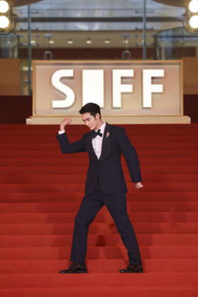 SHANGHAI, CHINA - JUNE 20: Actor Yosh Yu Shi arrives at the red carpet of the closing ceremony for the 28th Shanghai International Film Festival on June 20, 2026 in Shanghai, China.  Copyright: xVCGx 111649394354