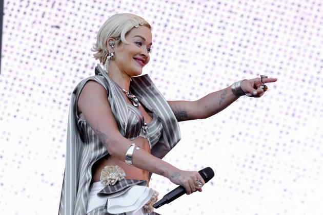 Rita Ora performs at the Isle of Wight festival in Newport, UK - 20 Jun 2026 Yugoslavian born singer songwriter and actor Rita Sahatçiu Ora, known professionally as Rita Ora, performing live on stage at the isle of Wight festival. Newport United Kingdom Copyright: xDawnxFletcher-Parkx xSOPAxImagesx DSCF5551
