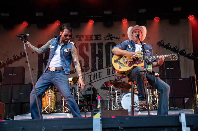 The Boss Hoss Back to the Boots LIVE Summer 2026, Kluturfabrik Cortendorf Concert, Live Music The Boss Hoss Back to the Boots LIVE Summer 2026 20 Jun 2026 Kluturfabrik Cortendorf, Coburg, Germany Image: Alec Boss Burns Völkel and Sascha Hoss Power?, of The Boss Hoss, performing in the Kluturfabrik Cortendorf during Back to the Boots? Tour. Copyright: xPresseFotoxEvansx