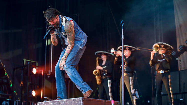 The Boss Hoss Back to the Boots LIVE Summer 2026, Kluturfabrik Cortendorf Concert, Live Music The Boss Hoss Back to the Boots LIVE Summer 2026 20 Jun 2026 Kluturfabrik Cortendorf, Coburg, Germany Image: Alec Boss Burns Völkel, of The Boss Hoss, performing in the Kluturfabrik Cortendorf during Back to the Boots Tour. Copyright: xPresseFotoxEvansx