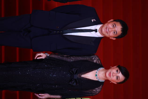SHANGHAI, CHINA - JUNE 20: Actor Tony Leung Chiu-wai and actress Carina Lau Kar-ling arrive at the red carpet of the closing ceremony for the 28th Shanghai International Film Festival on June 20, 2026 in Shanghai, China.  Copyright: xVCGx 111649518346