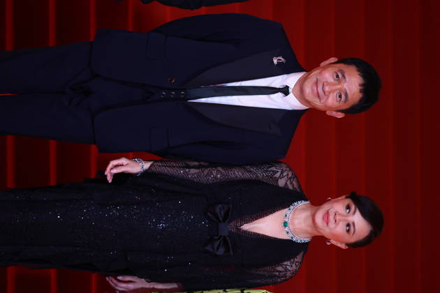 SHANGHAI, CHINA - JUNE 20: Actor Tony Leung Chiu-wai and actress Carina Lau Kar-ling arrive at the red carpet of the closing ceremony for the 28th Shanghai International Film Festival on June 20, 2026 in Shanghai, China.  Copyright: xVCGx 111649518347