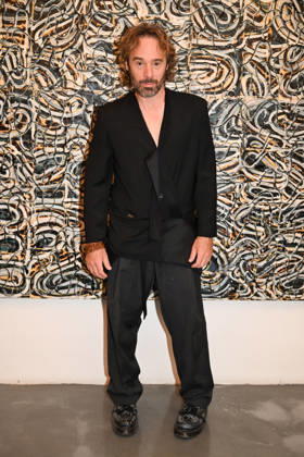 IPA85907542 - Milan, Milan Men™s Fashion Week Spring Summer 2027 - Men™s Fashion, Spring Summer 2027 - Simon Cracker fashion show - Arrivals - pictured: Ludovico Fremont  Copyright: xSimonaxChiocciax xSimonaxChiocciax 85907542
