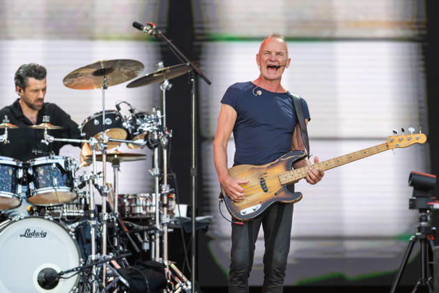 A concert by British musician Sting as part of the Metronome Prague music festival, on June 21, 2026, in Prague, Czech Republic. (CTKxPhoto OndrejxDeml) CTKPhotoP2026062105894  CTKPhotoP2026062105894