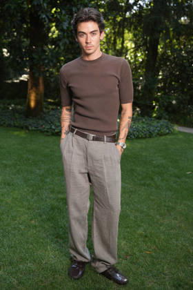 IPA85918945 - Milan, Milan Men™s Fashion Week Spring Summer 2027 - Men™s Fashion, Spring Summer 2027 - TOD™S presentation - arrivals Pictured: Zack Lugo  Copyright: xRiccardoxGIordanox xRiccardoxGiordanox 85918945