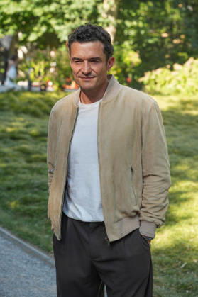 IPA85918954 - Milan, Milan Men™s Fashion Week Spring Summer 2027 - Men™s Fashion, Spring Summer 2027 - TOD™S presentation - arrivals Pictured: Orlando Bloom  Copyright: xRiccardoxGIordanox xRiccardoxGiordanox 85918954