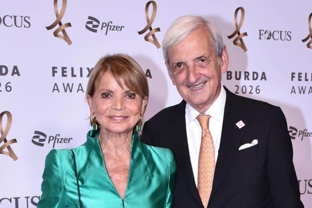 Uschi Glas and her husband Dieter Hermann attend the Felix Burda Award ceremony on June 21, 2026 at the Axika in Berlin, Germany Felix Burda Award in Berlin