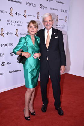 Uschi Glas and her husband Dieter Hermann attend the Felix Burda Award ceremony on June 21, 2026 at the Axika in Berlin, Germany Felix Burda Award in Berlin