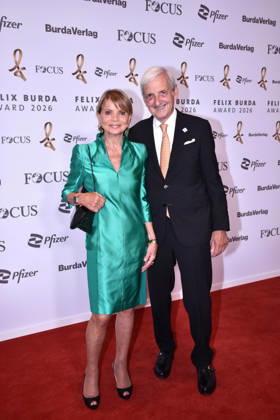 Uschi Glas and her husband Dieter Hermann attend the Felix Burda Award ceremony on June 21, 2026 at the Axika in Berlin, Germany Felix Burda Award in Berlin