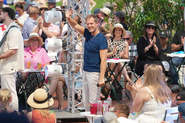 ZDF-Fernsehgarten 2026. Jörg Bausch im ZDF Fernsehgarten mit dem Motto Discofox am 21.06.2026 in Mainz. Mainz ZDF Fernsehgarten Rheinland-Pfalz