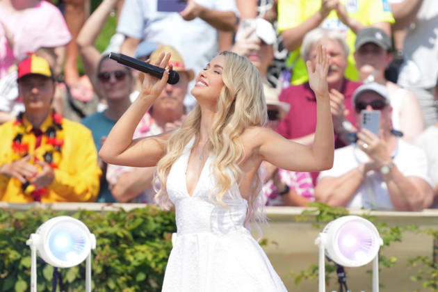 ZDF-Fernsehgarten 2026. Aileen Sager im ZDF Fernsehgarten mit dem Motto Discofox am 21.06.2026 in Mainz. Mainz ZDF Fernsehgarten Rheinland-Pfalz