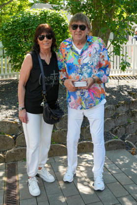 ZDF-Fernsehgarten 2026. Die Amigos Heike Ulrich und Bernd Ulrich im ZDF Fernsehgarten mit dem Motto Discofox am 21.06.2026 in Mainz. Mainz ZDF Fernsehgarten Rheinland-Pfalz