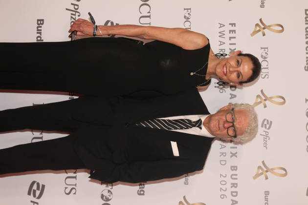 Marion Kiechle und Marcel Reif bei der 21. Verleihung des Felix Burda Award 2026 im Axica-Kongress- und Tagungszentrum. Berlin, 21.06.2026 Copyright: xAgenturxMatthiasxWehnertx xM.xGränzdörferx
