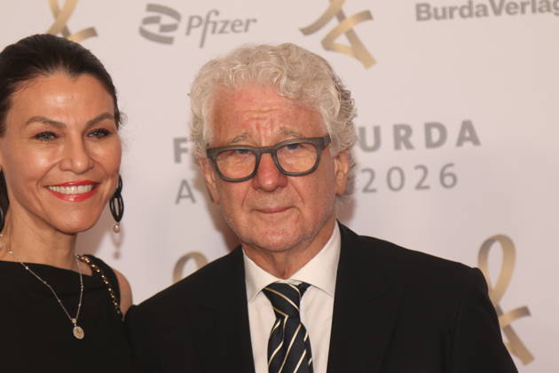 Marion Kiechle und Marcel Reif bei der 21. Verleihung des Felix Burda Award 2026 im Axica-Kongress- und Tagungszentrum. Berlin, 21.06.2026 Copyright: xAgenturxMatthiasxWehnertx xM.xGränzdörferx