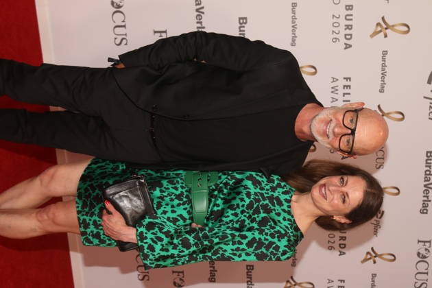 Simon Licht und Tina Rottensteiner bei der 21. Verleihung des Felix Burda Award 2026 im Axica-Kongress- und Tagungszentrum. Berlin, 21.06.2026 Copyright: xAgenturxMatthiasxWehnertx xM.xGränzdörferx