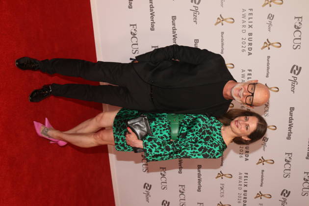 Simon Licht und Tina Rottensteiner bei der 21. Verleihung des Felix Burda Award 2026 im Axica-Kongress- und Tagungszentrum. Berlin, 21.06.2026 Copyright: xAgenturxMatthiasxWehnertx xM.xGränzdörferx
