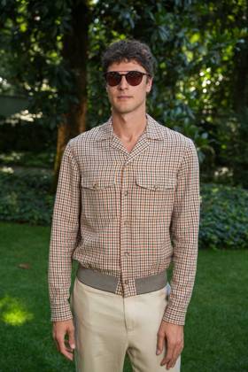 IPA85922593 - Milan, Milan Men™s Fashion Week Spring Summer 2027 - Men™s Fashion, Spring Summer 2027 - TOD™S presentation - arrivals In the photo:  Copyright: xRiccardoxGIordanox xRiccardoxGiordanox 85922593