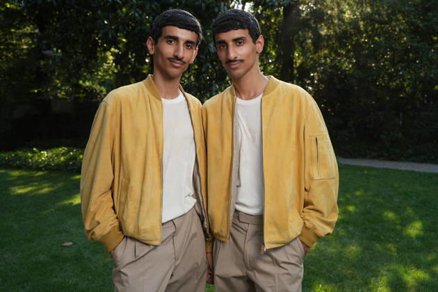 IPA85922772 - Milan, Milan Men™s Fashion Week Spring Summer 2027 - Men™s Fashion, Spring Summer 2027 - TOD™S presentation - arrivals Pictured: Humaid Hadban, Mohammed Hadban  Copyright: xRiccardoxGIordanox xRiccardoxGiordanox 85922772