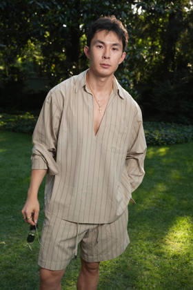 IPA85922788 - Milan, Milan Men™s Fashion Week Spring Summer 2027 - Men™s Fashion, Spring Summer 2027 - TOD™S presentation - arrivals Pictured: Mate Li  Copyright: xRiccardoxGIordanox xRiccardoxGiordanox 85922788