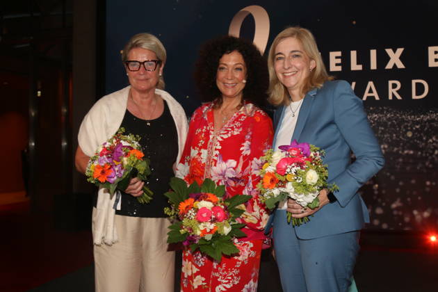 Simone Borchardt, Barbara Wussow und Nina Warken bei der 21. Verleihung des Felix Burda Award 2026 im Axica-Kongress- und Tagungszentrum. Berlin, 21.06.2026 Copyright: xAgenturxMatthiasxWehnertx xM.xGränzdörferx