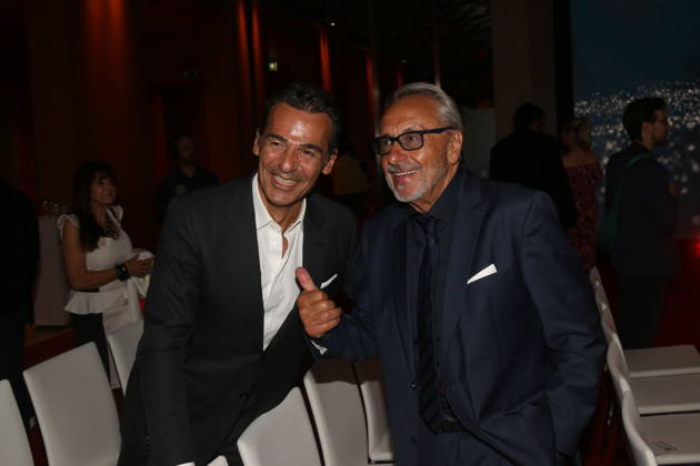 Erol Sander und Wolfgang Stumph bei der 21. Verleihung des Felix Burda Award 2026 im Axica-Kongress- und Tagungszentrum. Berlin, 21.06.2026 Copyright: xAgenturxMatthiasxWehnertx xM.xGränzdörferx