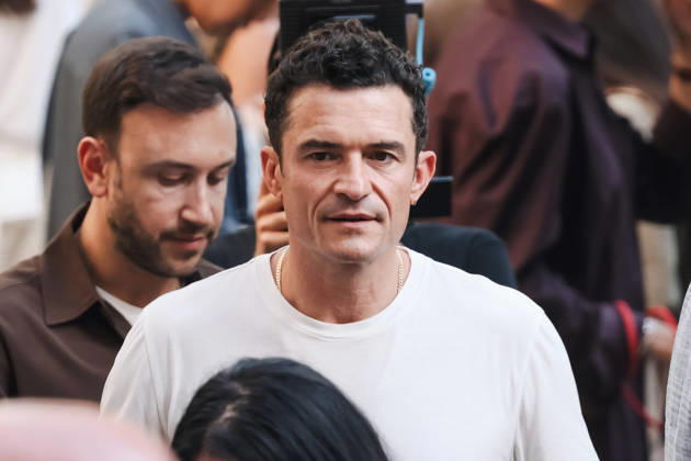 IPA85925230 - Milan, Milan Fashion Week Menswear Spring Summer 2027 - Men s Fashion, Spring Summer 2027 - Tod s Show - Guests arriving. Pictured: Orlando Bloom (British actor)  Copyright: xAlessandroxBremecx xx 85925230