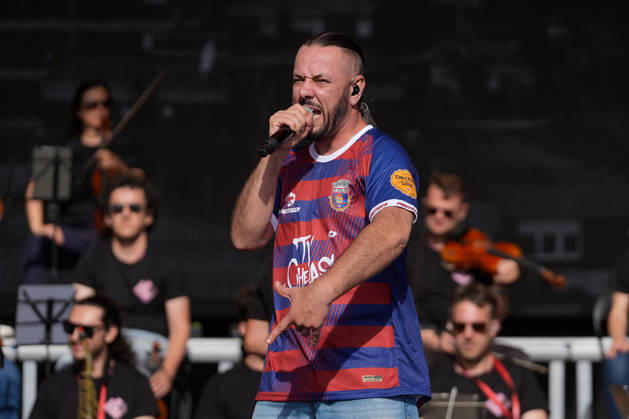ROCK IN RIO LISBOA 2026 ROCK IN RIO LISBOA: Sam The Kid performing at Palco Musica Valley on second day of Rock In Rio Lisboa, at Parque Tejo, in Lisbon, Portugal, this Sunday 21. (Photo: Bruno de Carvalho Brazil Photo Press) Lisboa Parque das Nacoes Lisboa Portugal Copyright: xBrunoxdexCarvalhox