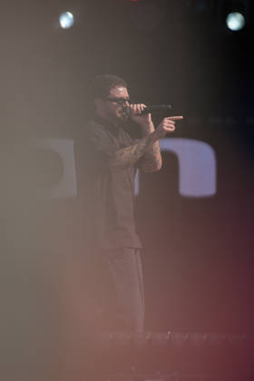 ROCK IN RIO LISBOA 2026 ROCK IN RIO LISBOA: Grandson performing at Palco Mundo on second day of Rock In Rio Lisboa, at Parque Tejo, in Lisbon, Portugal, this Sunday 21. (Photo: Bruno de Carvalho Brazil Photo Press) Lisboa Parque das Nacoes Lisboa Portugal Copyright: xBrunoxdexCarvalhox
