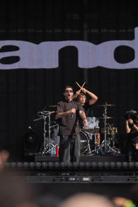 ROCK IN RIO LISBOA 2026 ROCK IN RIO LISBOA: Grandson performing at Palco Mundo on second day of Rock In Rio Lisboa, at Parque Tejo, in Lisbon, Portugal, this Sunday 21. (Photo: Bruno de Carvalho Brazil Photo Press) Lisboa Parque das Nacoes Lisboa Portugal Copyright: xBrunoxdexCarvalhox