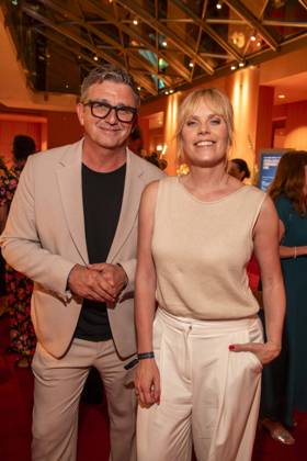 ABB BURDA- Hans Sigl und Melanie Marschke zu Gast auf der Aftershow Party bei dem Felix Burda Award in der KAXICA am Brandenburger Tor am 21.06.2026 in Berlin Berlin Deutschland