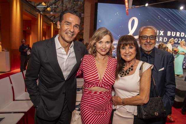 ABB BURDA- Erol Sander, Tina Ruland, Christine Stumph und Wolfgang Stumph zu Gast auf der Aftershow Party bei dem Felix Burda Award in der KAXICA am Brandenburger Tor am 21.06.2026 in Berlin Berlin Deutschland