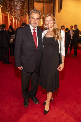 ABB BURDA- Ralph Schicha und Nadia Proepper-Schwirtzek zu Gast auf der Aftershow Party bei dem Felix Burda Award in der KAXICA am Brandenburger Tor am 21.06.2026 in Berlin Berlin Deutschland