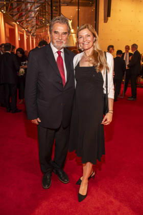 ABB BURDA- Ralph Schicha und Nadia Proepper-Schwirtzek zu Gast auf der Aftershow Party bei dem Felix Burda Award in der KAXICA am Brandenburger Tor am 21.06.2026 in Berlin Berlin Deutschland