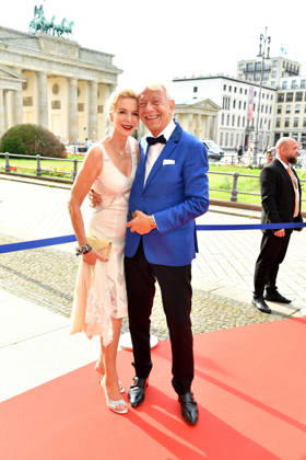 Grit Weiss und Jo Groebel beim Felix Burda Award im AXICA Hausl in Berlin am 21.06.2026