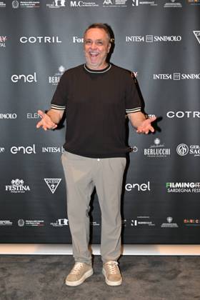 IPA85937285 - Rome: Casa del Cinema. Presentation of the Filming Italy Sardegna Festival. Pictured: Gabriele Cirilli  Copyright: xMaurizioxD Avanzox xDxAvanzo Provvisionatox 85937285
