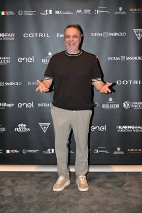 IPA85937286 - Rome: Casa del Cinema. Presentation of the Filming Italy Sardegna Festival. Pictured: Gabriele Cirilli  Copyright: xMaurizioxD Avanzox xDxAvanzo Provvisionatox 85937286