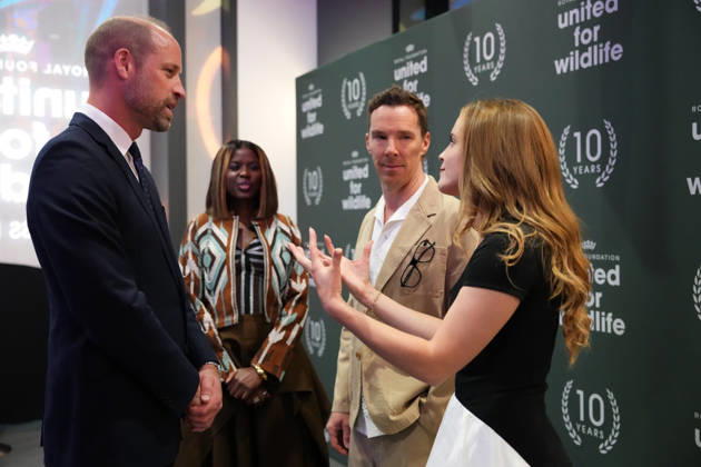 . 22 06 2026. London, United Kingdom. Prince William with actor Benedict Cumberbatch and actress Emma Watson at a Business Forum for the Royal FoundationÕs United for Wildlife , at the start of London Climate Action Week.  xPoolx xi-Imagesx IIM-26846-0010
