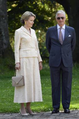 State Visit of the Emperor and the Empress of Japan to Belgium LAEKEN, BELGIUM - JUNE 22 : Queen Mathilde of Belgium and King Philippe - Filip of Belgium pictured at the Castle of Laeken during the state visit of the Emperor and Empress of Japan to Belgium, on June 22, 2026 in Laeken, Belgium, 22 06 2026 Laeken Belgium  Copyright: xPhilipxReynaersx