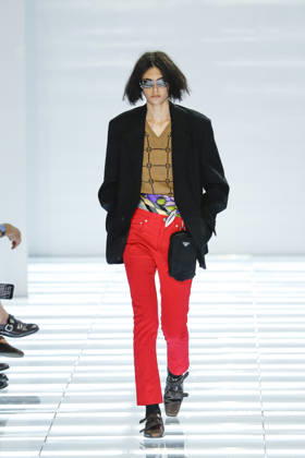 Runway at the Prada fashion show during Milan Fashion Week Menswear Spring Summer 2027 on June 21, 2026, in Milan, Italy Bestimage Milan France,detected_source_language  Copyright: xAgencex xBestimagexAgencex xBestimagex