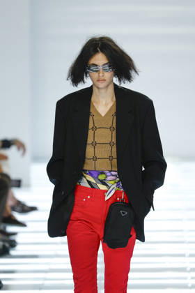 Runway at the Prada fashion show during Milan Fashion Week Menswear Spring Summer 2027 on June 21, 2026, in Milan, Italy Bestimage Milan France,detected_source_language  Copyright: xAgencex xBestimagexAgencex xBestimagex