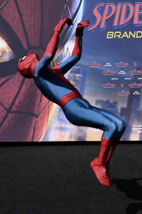 Spider-Man Cosplayer beim Fan Event zum Kinofilm Spider-Man: Brand New Day im UCI Luxe East Side Gallery auf dem Uber Platz. Berlin, 22.06.2026