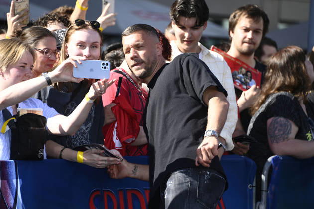 Lukas Podolski beim Fan Event zum Kinofilm Spider-Man: Brand New Day im UCI Luxe East Side Gallery auf dem Uber Platz. Berlin, 22.06.2026