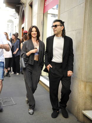RECORD DATE NOT STATED IPA85946280 - MILAN—ASIA ARGENTO ATTENDS THE ARMANI FASHION SHOW  Copyright: xx xx 85946280