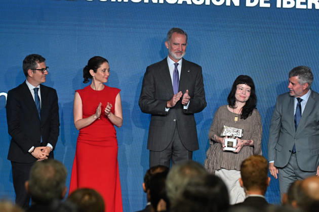 King Felipe IV Presents the 43rd Edition of the 2026 King of Spain International Journalism Awards Félix Bolanos, Isabel Díaz Ayuso, and King Felipe VI alongside the award winners during the awards ceremony for the 2026 King of Spain International Journalism Awards, on June 22, 2026, in Madrid, Spain. These awards are organized by the EFE News Agency and the Spanish Agency for International Development Cooperation (AECID), and since 1983 have recognized journalistic excellence in Ibero-American countries, as well as in those nations with which Spain maintains historical, KING PHILIP VI KING OF SPAIN INTERNATIONAL JOURNALISM AWARDS EFE NEWS AGENCY SPANISH AGENCY FOR INTERNATIONAL DEVELOPMENT COOPERATION José Madrid Madrid, Spain,detected_so Copyright: xJosà xOlivax 7615766