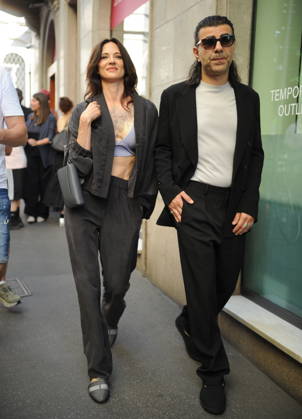 RECORD DATE NOT STATED IPA85946286 - MILAN—ASIA ARGENTO ATTENDS THE ARMANI FASHION SHOW  Copyright: xx xx 85946286