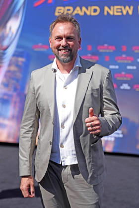 Steven Gaetjen beim Fan-Event zu SPIDER-MAN: BRAND NEW DAY am Uber Platz in Berlin am 22.06.2026