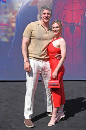 Nadja Gallera mit Freund Mike Mangelsdorff beim Fan-Event zu SPIDER-MAN: BRAND NEW DAY am Uber Platz in Berlin am 22.06.2026